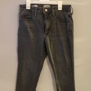 CHARCOAL BLACK TARGET UNIVERSAL THREAD HIGH RISE JEANS SIZE 8